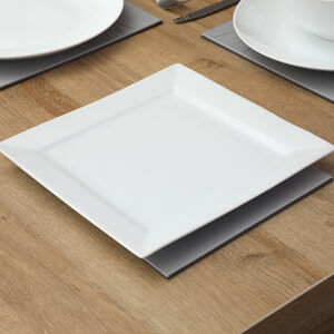 Abney & Croft White 10" Square Dinner Plate